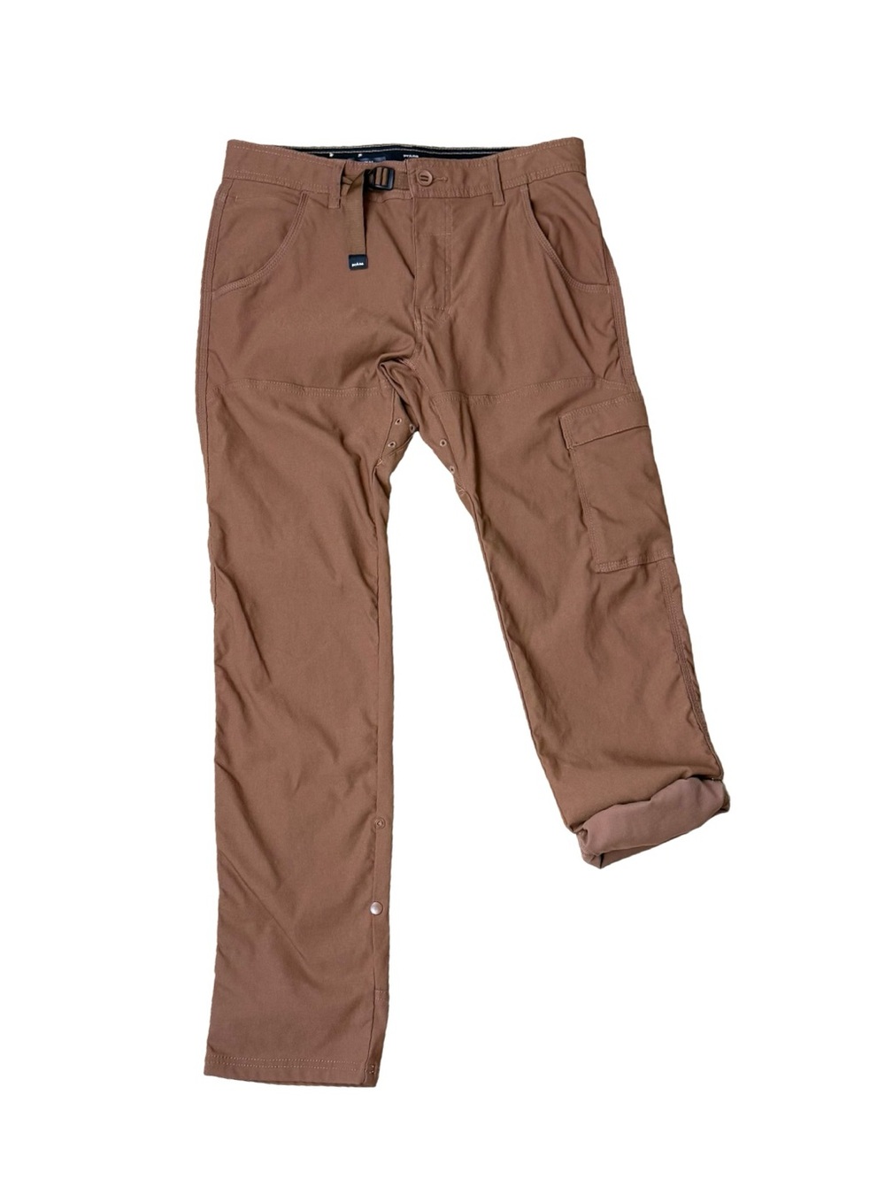 Prana Men's Zion Cargo Pants Rust Stretch Hiking convertible leg snaps 32X31 - Picture 7 of 11